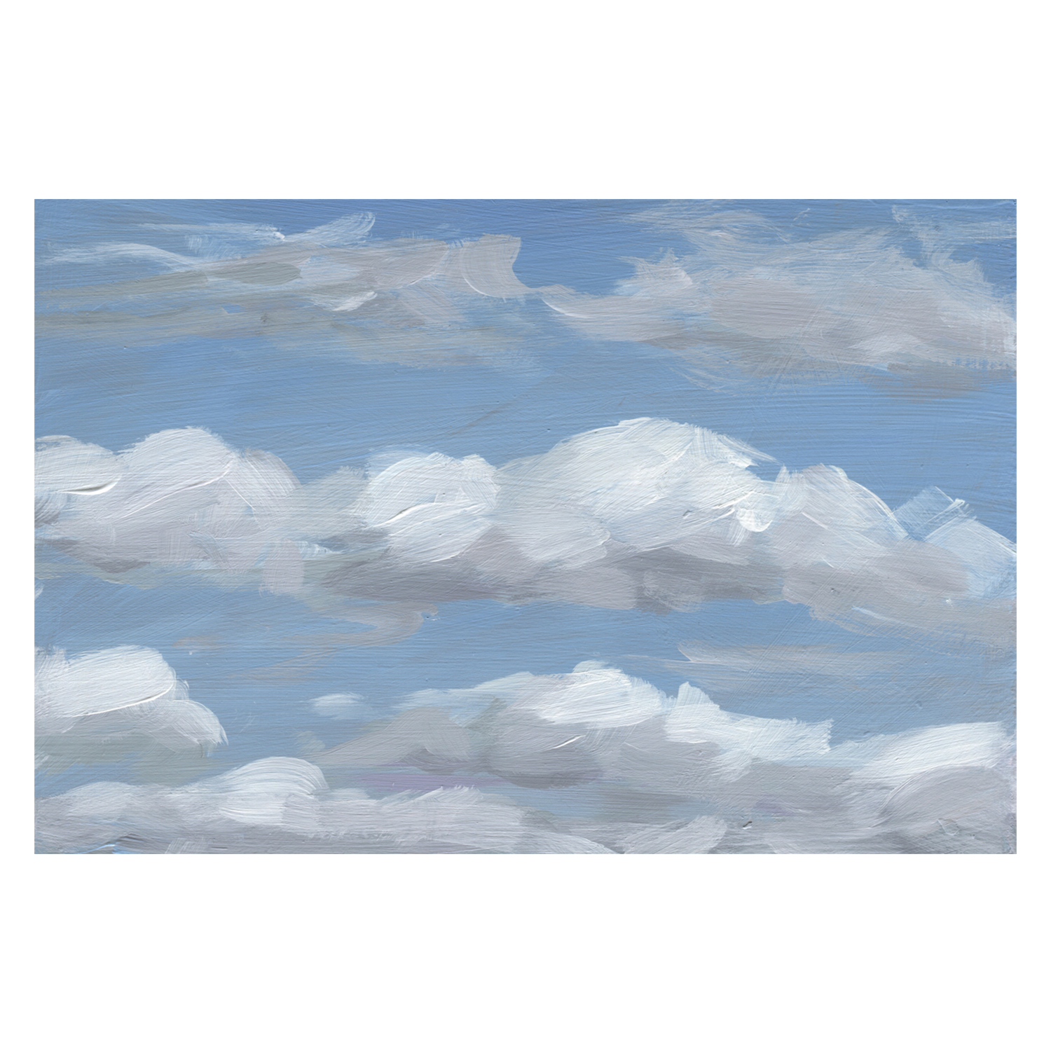 wall-art-print-canvas-poster-framed-Summer Clouds , By Carrie Arnold-1