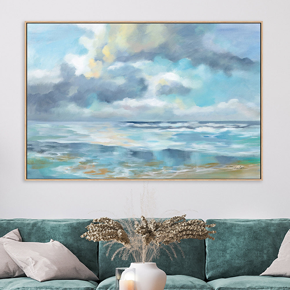 wall-art-print-canvas-poster-framed-Summer Clouds-by-Silvia Vassileva-Gioia Wall Art