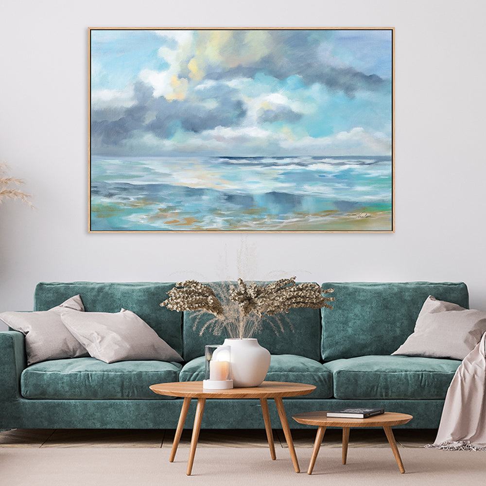 wall-art-print-canvas-poster-framed-Summer Clouds-by-Silvia Vassileva-Gioia Wall Art