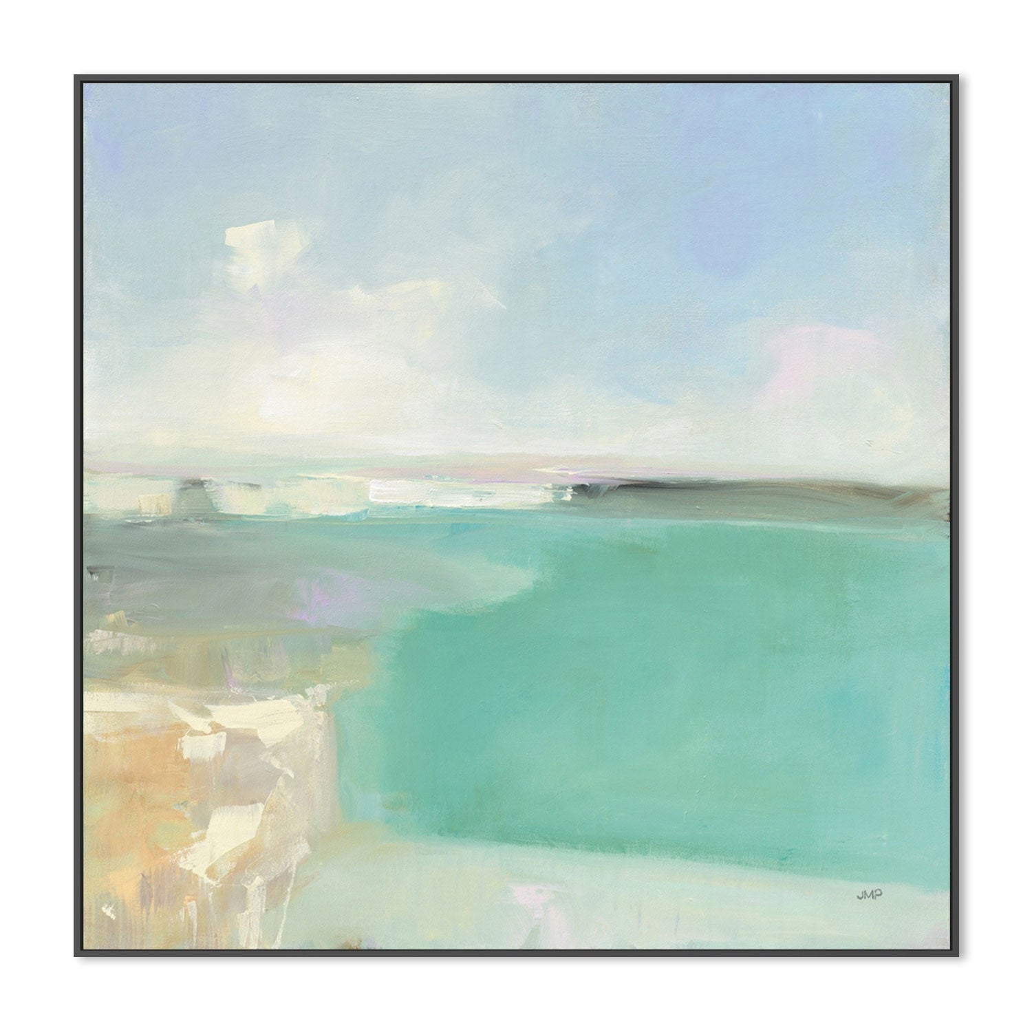 wall-art-print-canvas-poster-framed-Summer Coastline-by-Julia Purinton-Gioia Wall Art