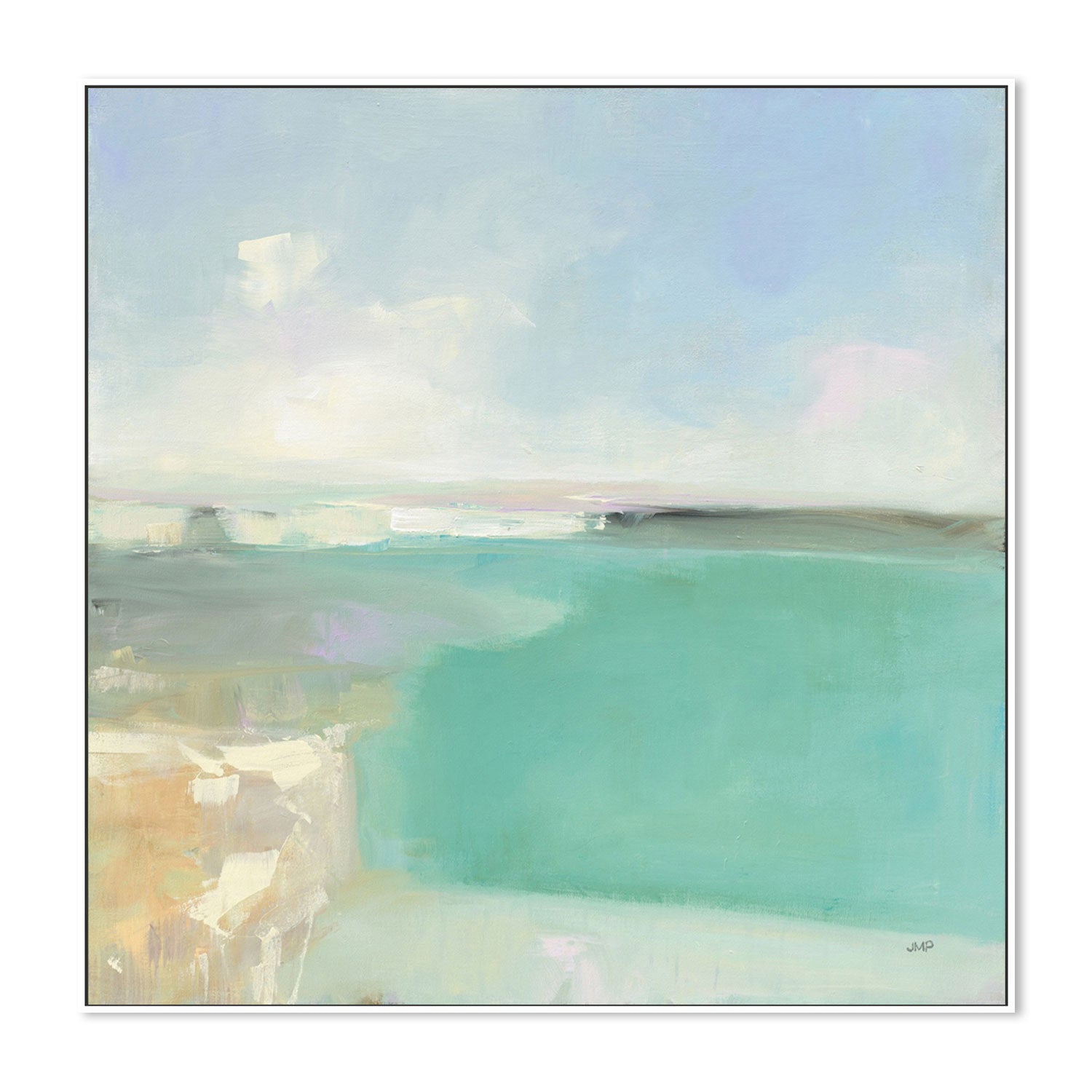 wall-art-print-canvas-poster-framed-Summer Coastline-by-Julia Purinton-Gioia Wall Art