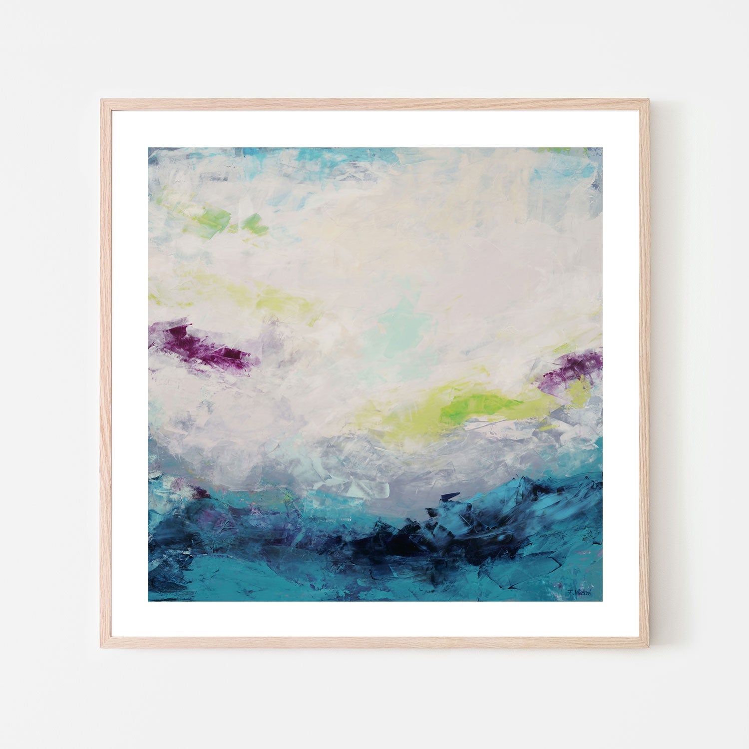 wall-art-print-canvas-poster-framed-Summer Morning by the Sea , By Françoise Wattré-6