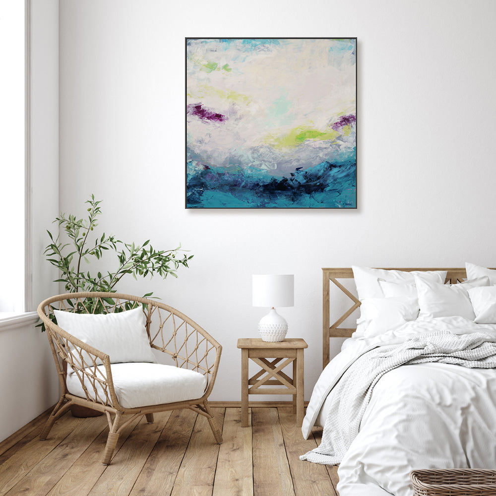 wall-art-print-canvas-poster-framed-Summer Morning by the Sea , By Françoise Wattré-7