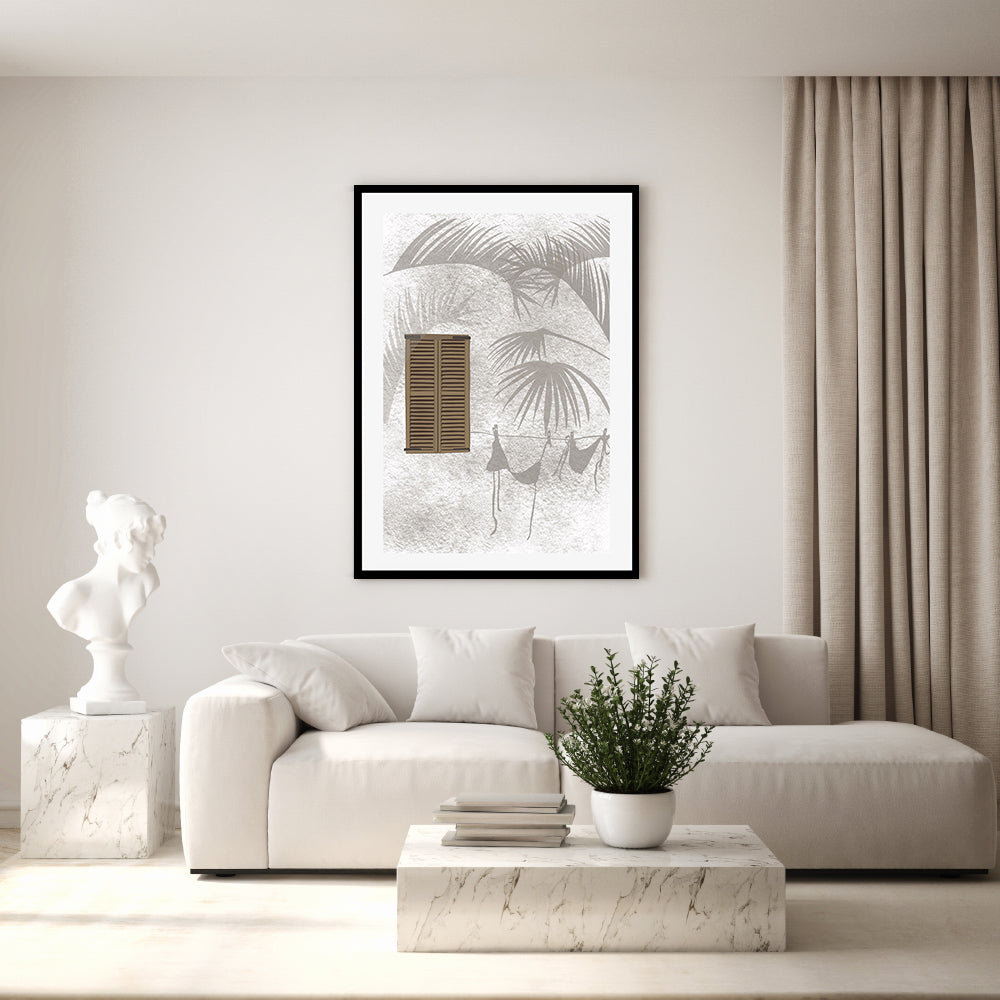 wall-art-print-canvas-poster-framed-Summer Shadows , By Emel Tunaboylu-GIOIA-WALL-ART