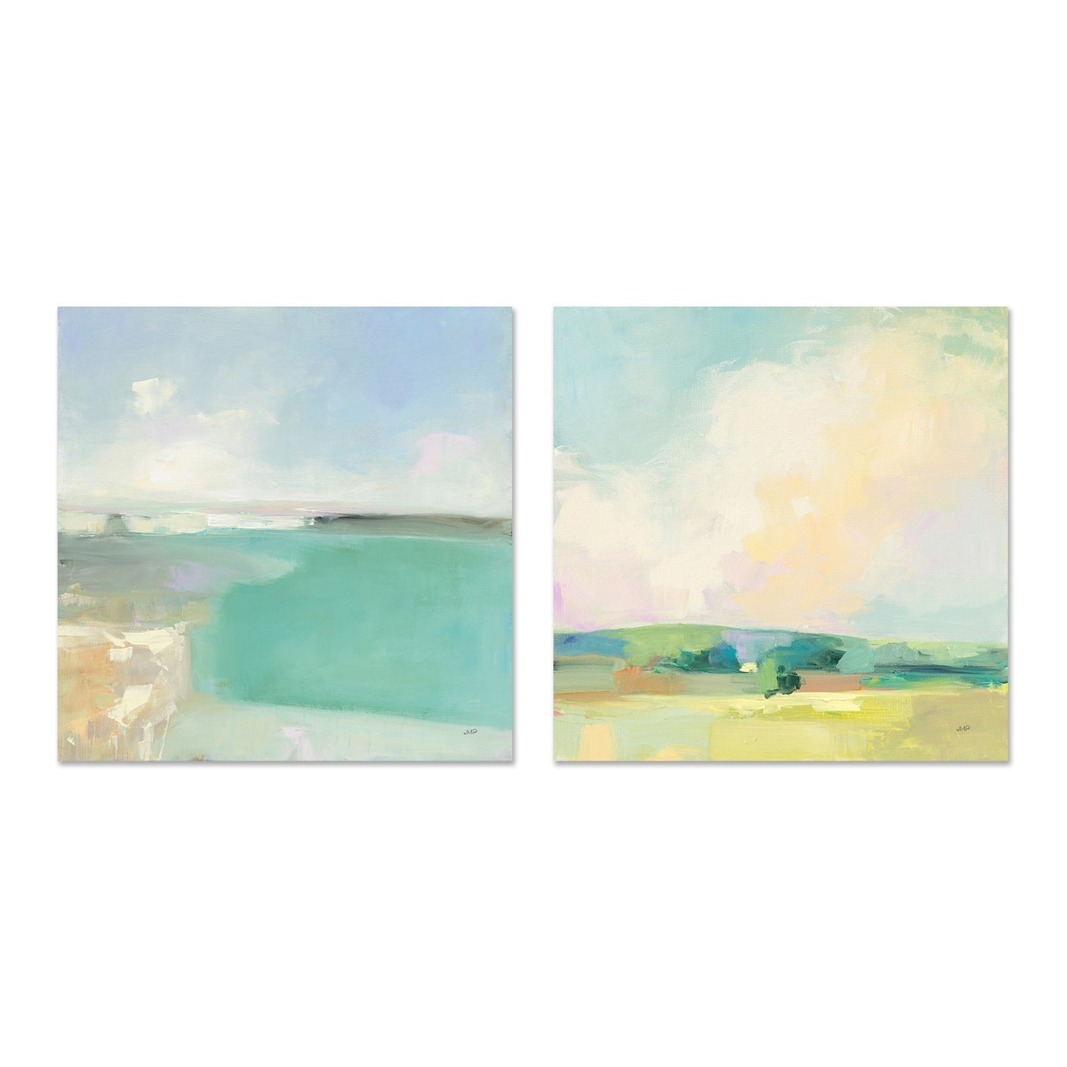 wall-art-print-canvas-poster-framed-Summer Sky, Set of 2-by-Julia Purinton-Gioia Wall Art