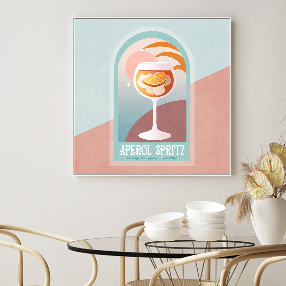 wall-art-print-canvas-poster-framed-Summer Spritz , By Emel Tunaboylu-GIOIA-WALL-ART