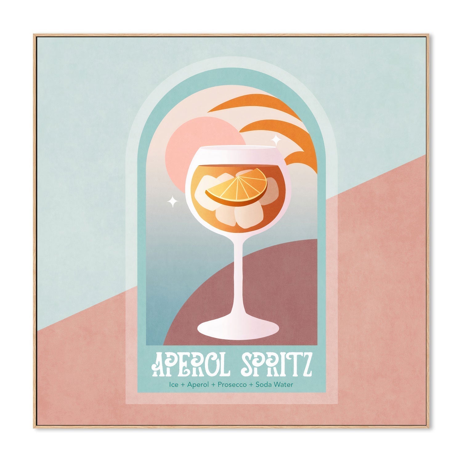 wall-art-print-canvas-poster-framed-Summer Spritz , By Emel Tunaboylu-GIOIA-WALL-ART