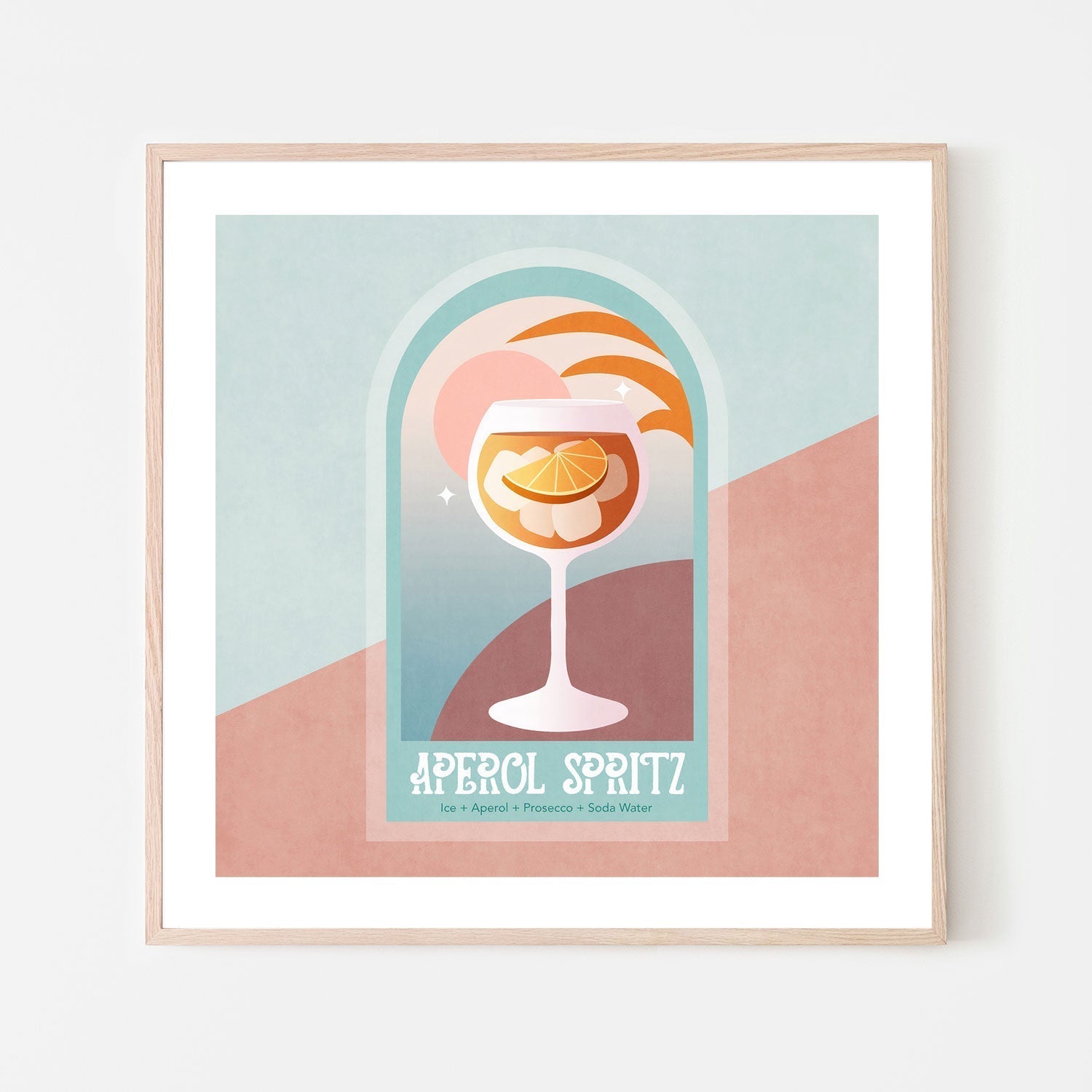 wall-art-print-canvas-poster-framed-Summer Spritz , By Emel Tunaboylu-GIOIA-WALL-ART