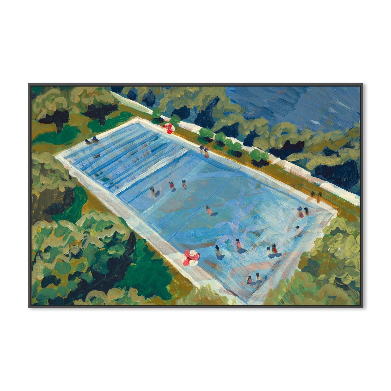 wall-art-print-canvas-poster-framed-Summer Swim , By Eleanor Baker-3