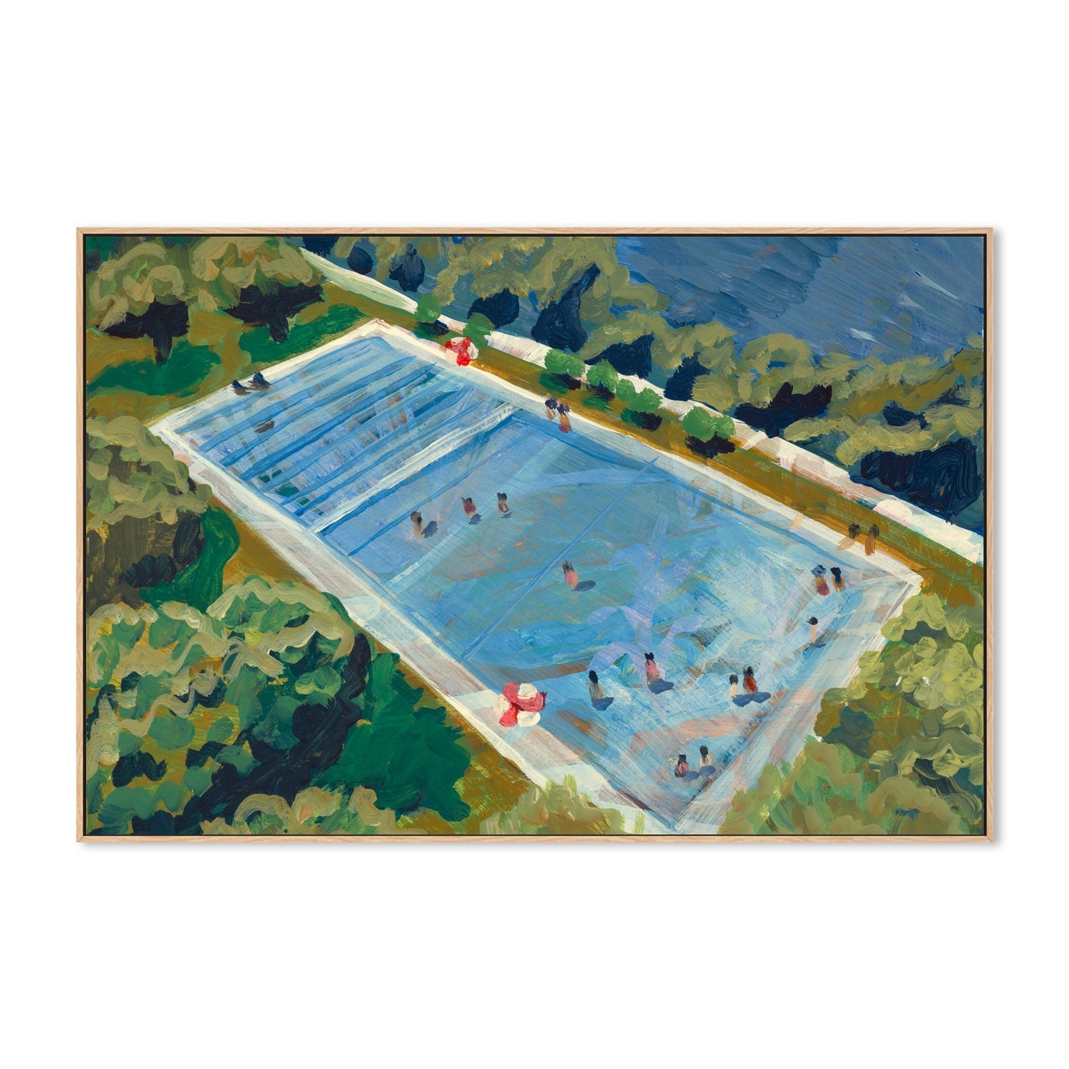 wall-art-print-canvas-poster-framed-Summer Swim , By Eleanor Baker-4