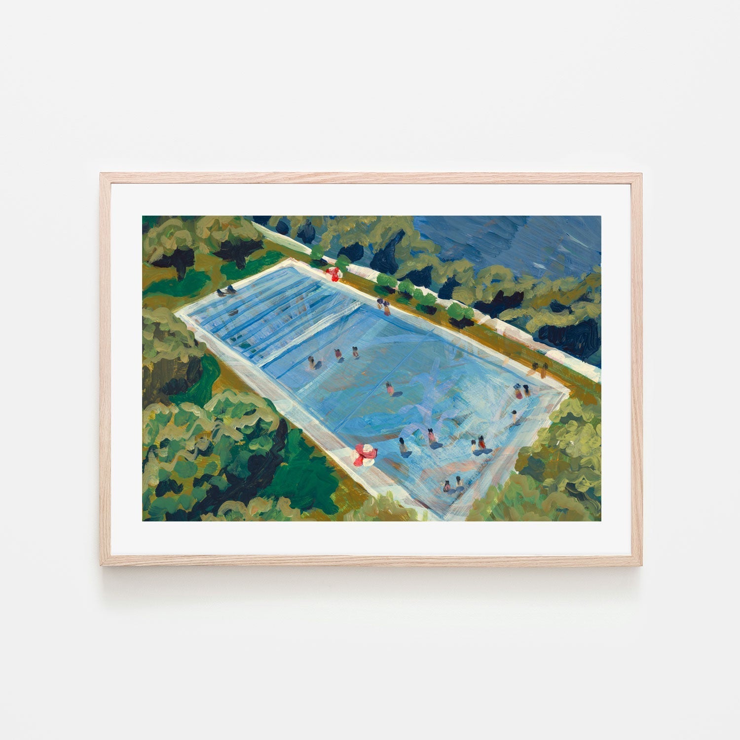 wall-art-print-canvas-poster-framed-Summer Swim , By Eleanor Baker-6