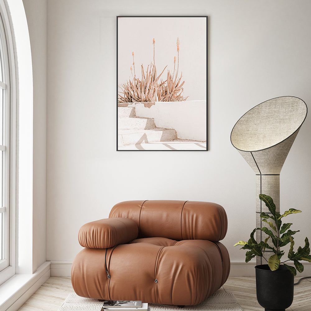 Sun bathing plants-Gioia-Prints-Framed-Canvas-Poster-GIOIA-WALL-ART