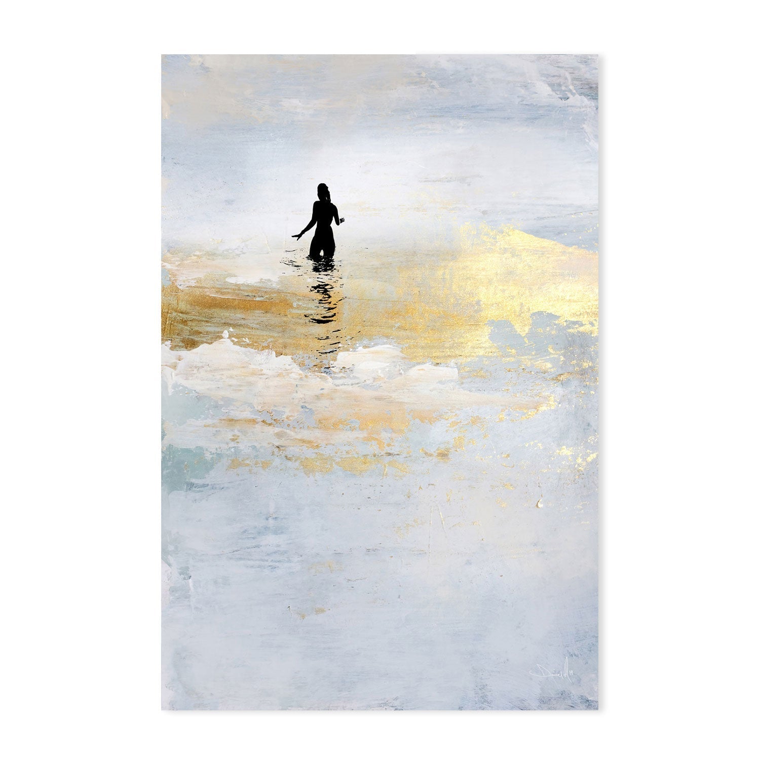 wall-art-print-canvas-poster-framed-Sun Dip , By Dan Hobday-by-Dan Hobday-Gioia Wall Art