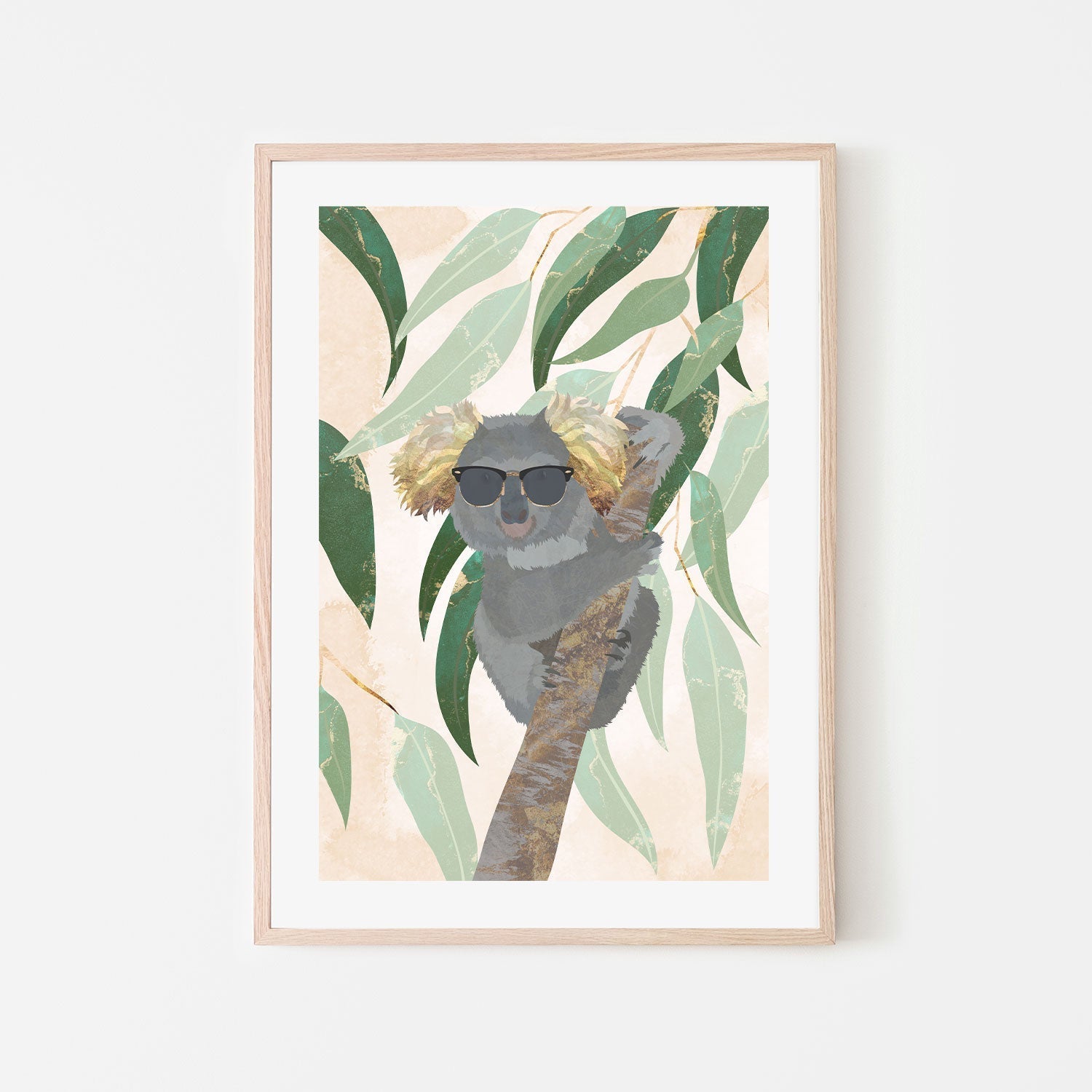 wall-art-print-canvas-poster-framed-Sun Kissed Koala , By Sarah Manovski-GIOIA-WALL-ART