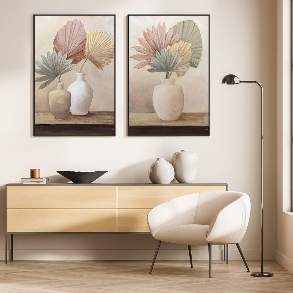 wall-art-print-canvas-poster-framed-Sun Palms Still Life, Set Of 2 , By Julia Purinton , By Julia Purinton-7