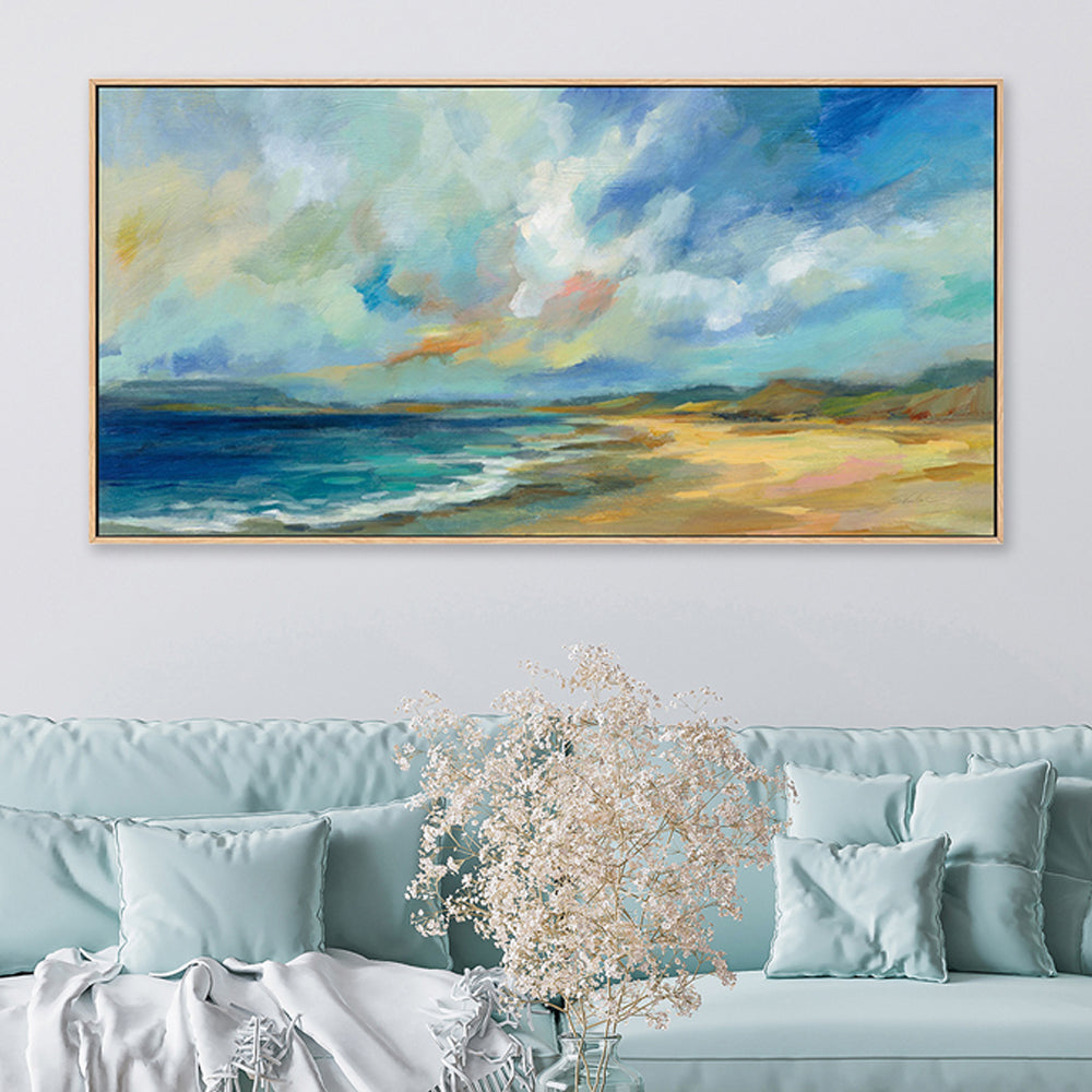 wall-art-print-canvas-poster-framed-Sunny Bay-by-Silvia Vassileva-Gioia Wall Art