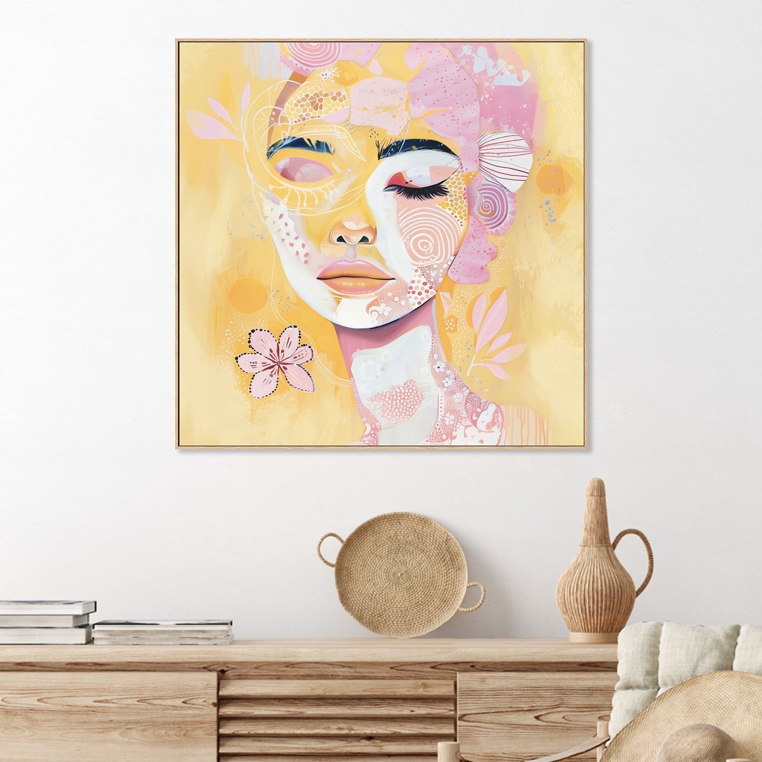 wall-art-print-canvas-poster-framed-Sunny Bloom , By Bella Eve-2