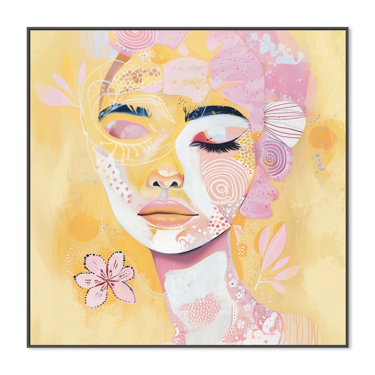 wall-art-print-canvas-poster-framed-Sunny Bloom , By Bella Eve-3