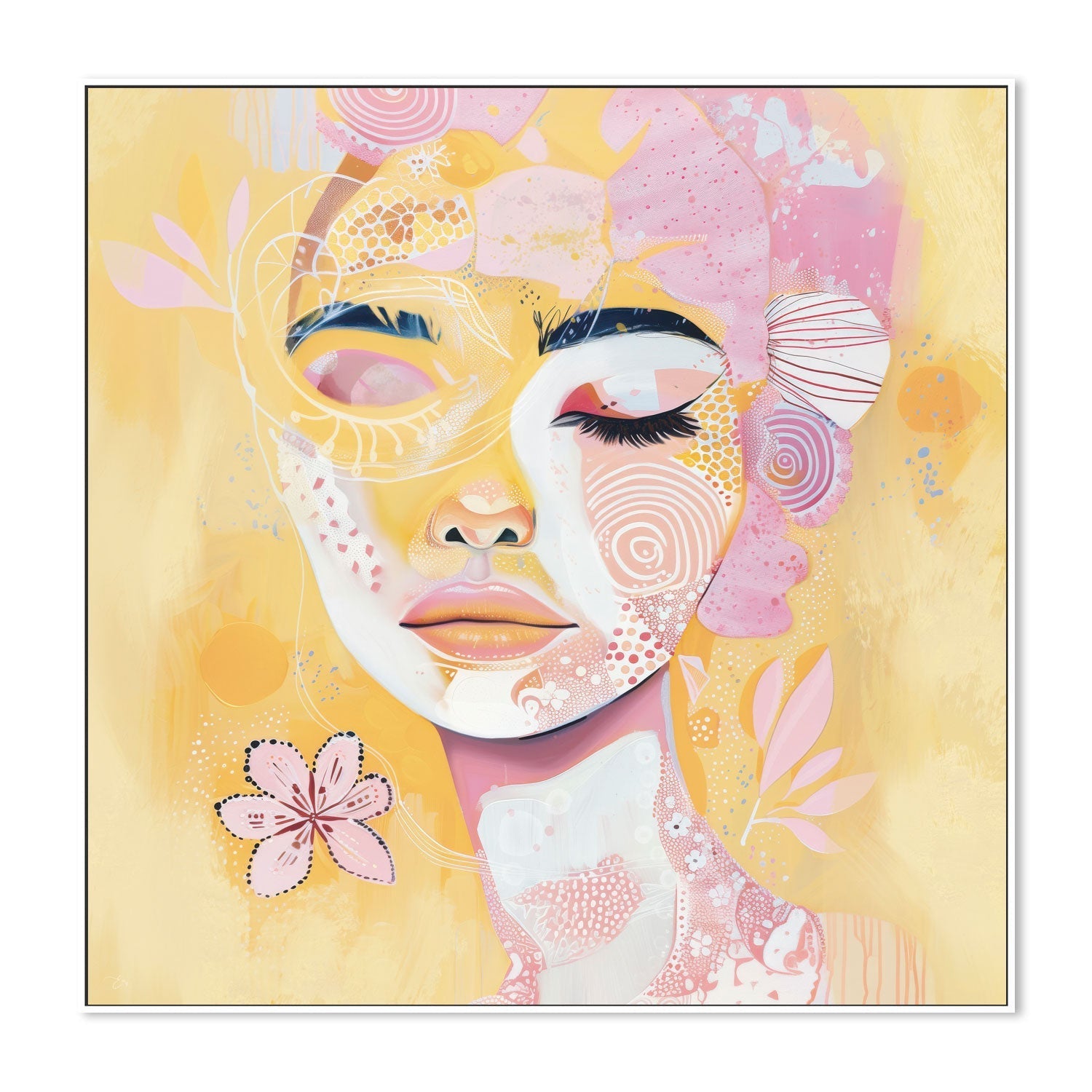 wall-art-print-canvas-poster-framed-Sunny Bloom , By Bella Eve-5