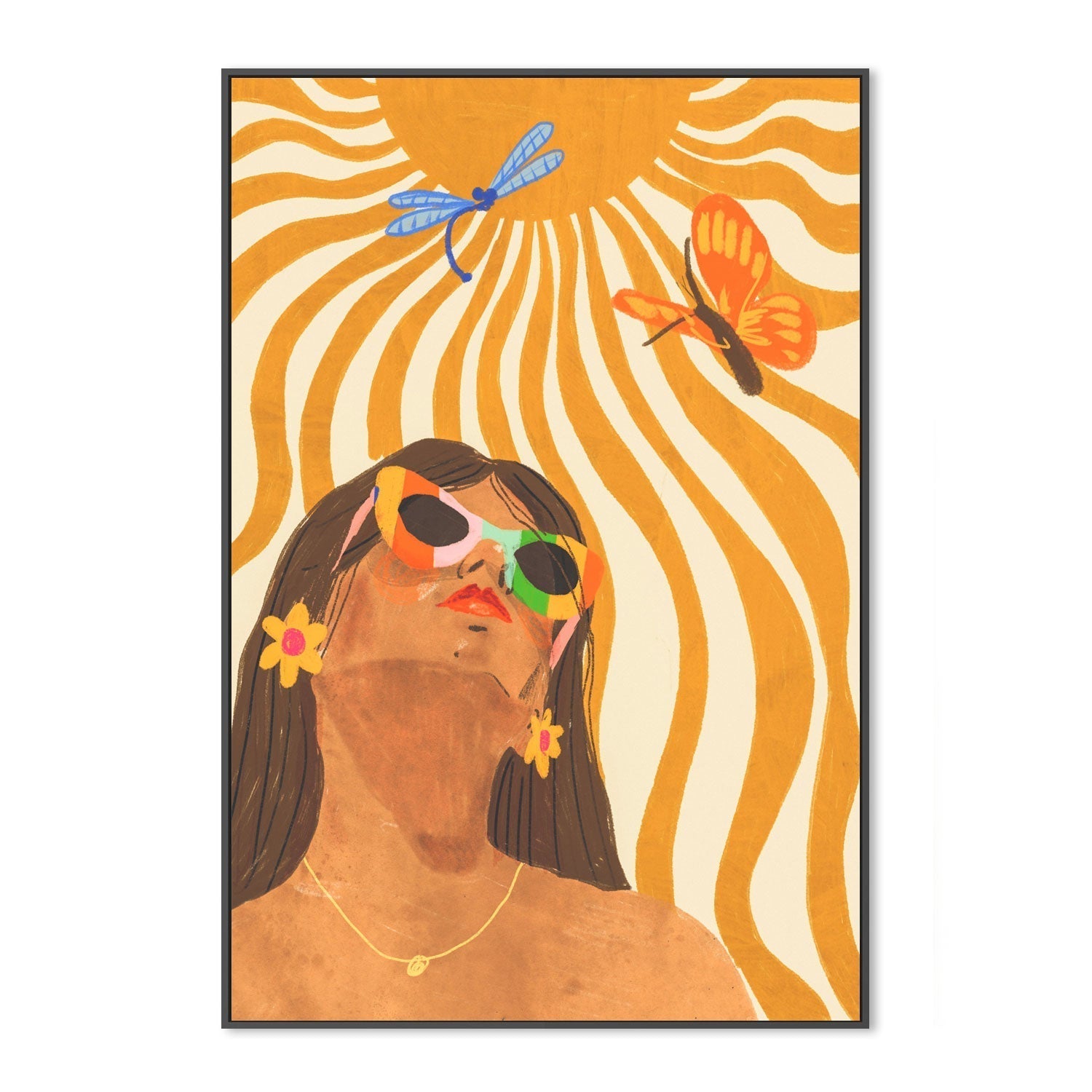 wall-art-print-canvas-poster-framed-Sunny , By Gigi Rosado-GIOIA-WALL-ART