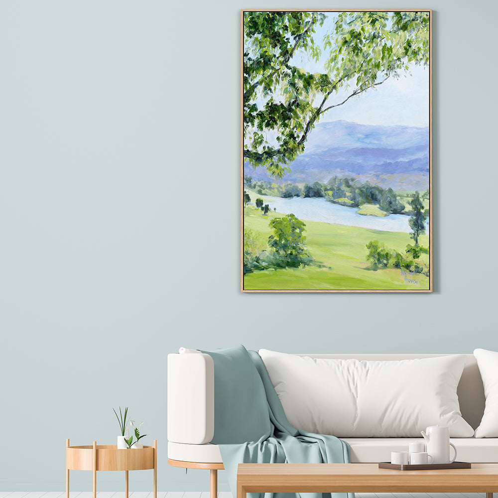 wall-art-print-canvas-poster-framed-Sunny Meadows On The Tweed-by-Meredith Howse-Gioia Wall Art