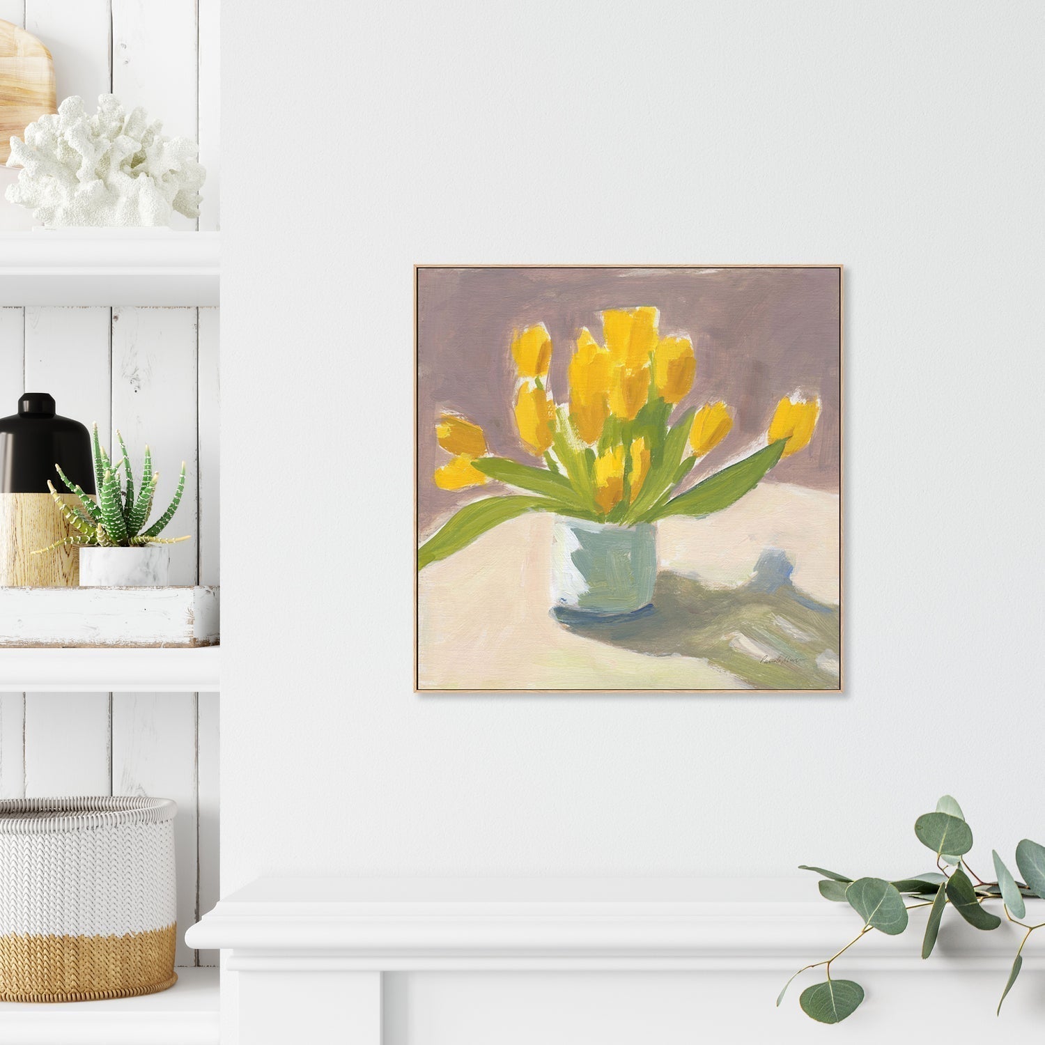 wall-art-print-canvas-poster-framed-Sunny Tulips-by-Pamela Munger-Gioia Wall Art