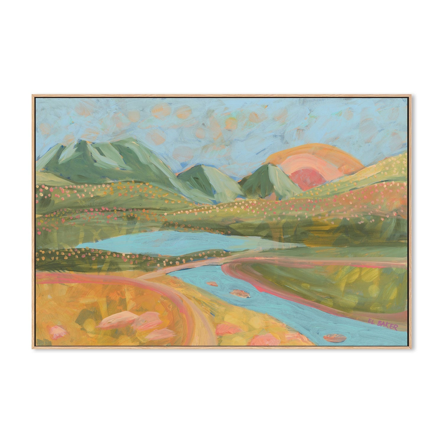 wall-art-print-canvas-poster-framed-Sunrise , By Eleanor Baker-4