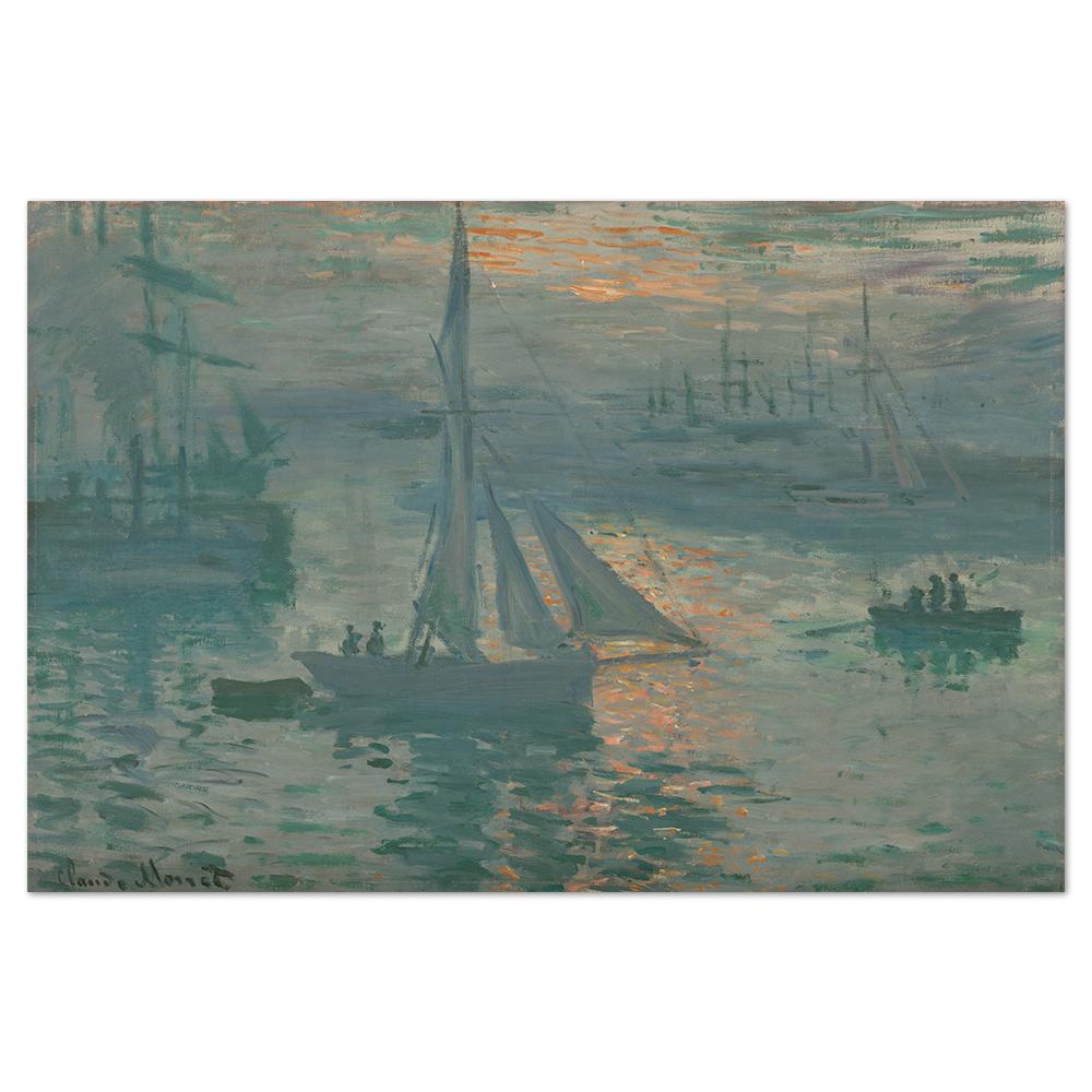 wall-art-print-canvas-poster-framed-Sunrise Marine, By Monet-by-Gioia Wall Art-Gioia Wall Art