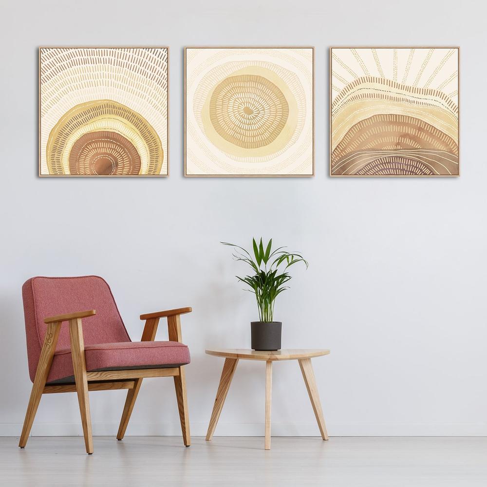 wall-art-print-canvas-poster-framed-Sunrise, Set Of 3-by-Emily Wood-Gioia Wall Art