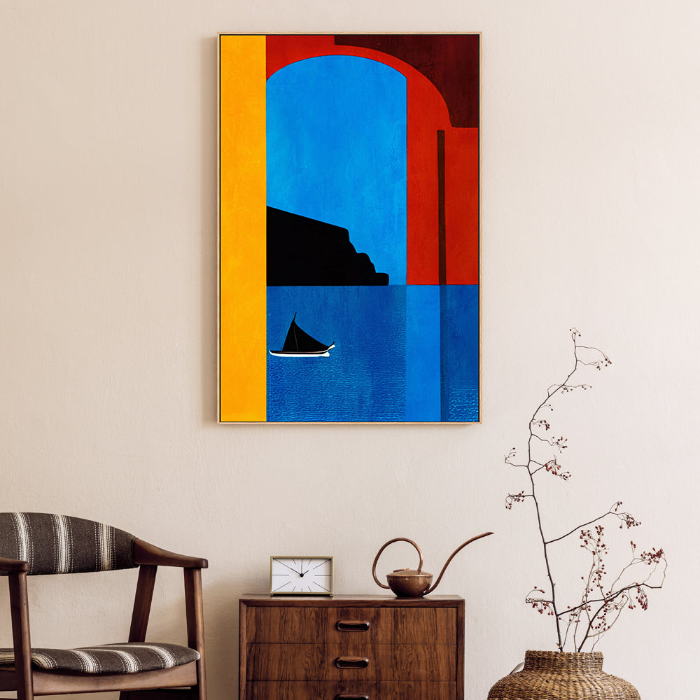 wall-art-print-canvas-poster-framed-Sunset Cruise In Italy , By Bo Anderson-2