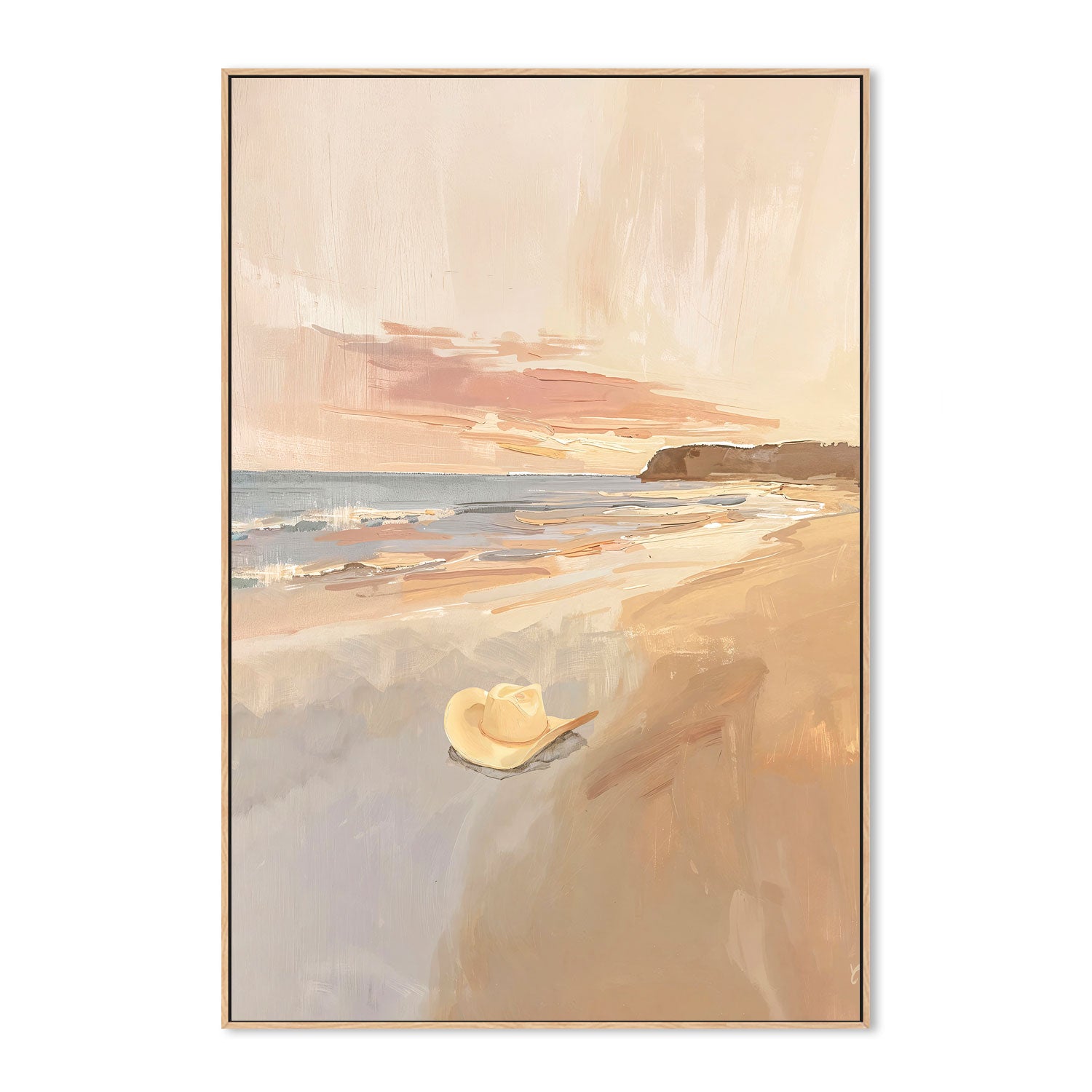 wall-art-print-canvas-poster-framed-Sunset Hat , By Lady Hana-4