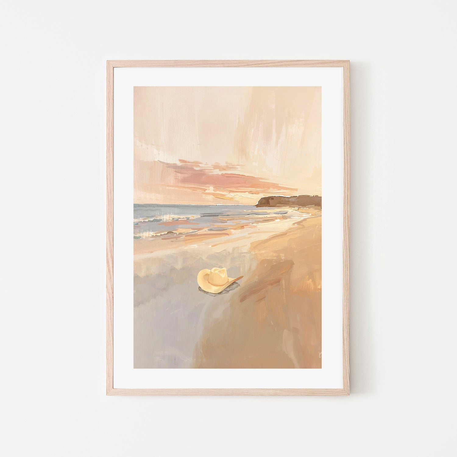 wall-art-print-canvas-poster-framed-Sunset Hat , By Lady Hana-6