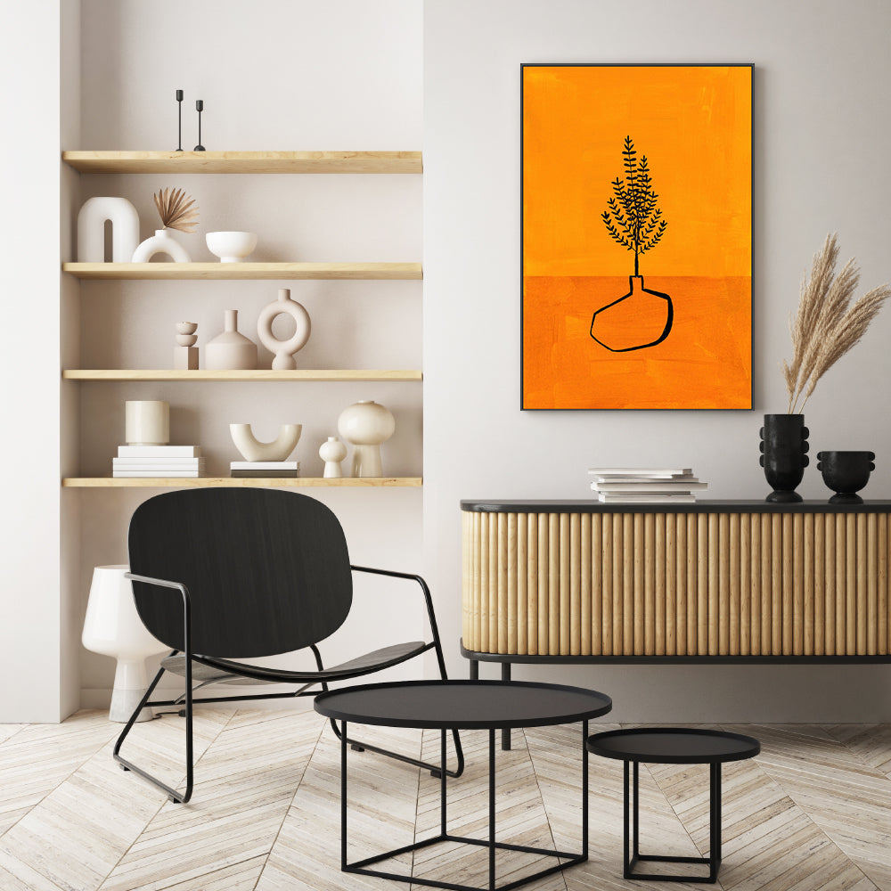 wall-art-print-canvas-poster-framed-Sunset Vase , By Ejaaz Haniff-GIOIA-WALL-ART