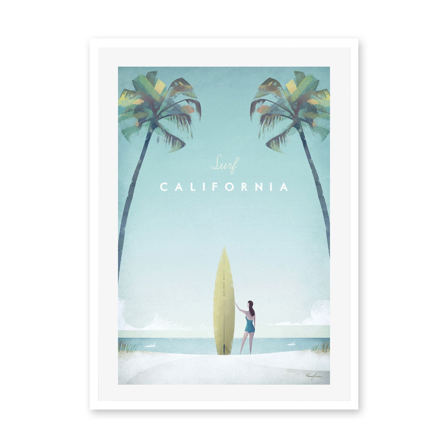 wall-art-print-canvas-poster-framed-Surf California, United States , By Henry Rivers-GIOIA-WALL-ART