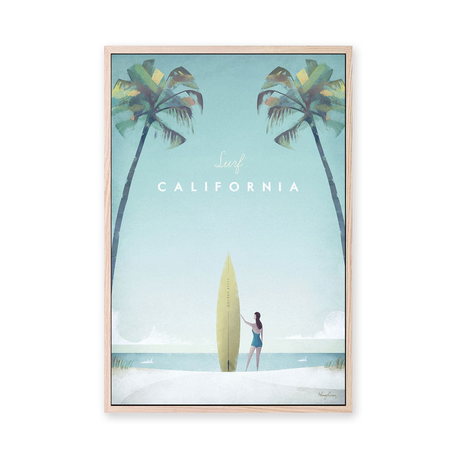 wall-art-print-canvas-poster-framed-Surf California, United States , By Henry Rivers-GIOIA-WALL-ART