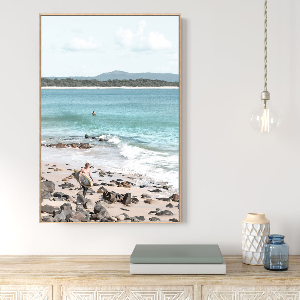 wall-art-print-canvas-poster-framed-Surf Haven , By Tricia Brennan-GIOIA-WALL-ART