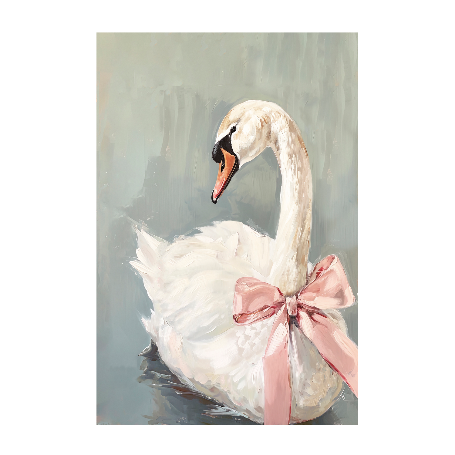 wall-art-print-canvas-poster-framed-Swan Bow , By Lady Hana-1