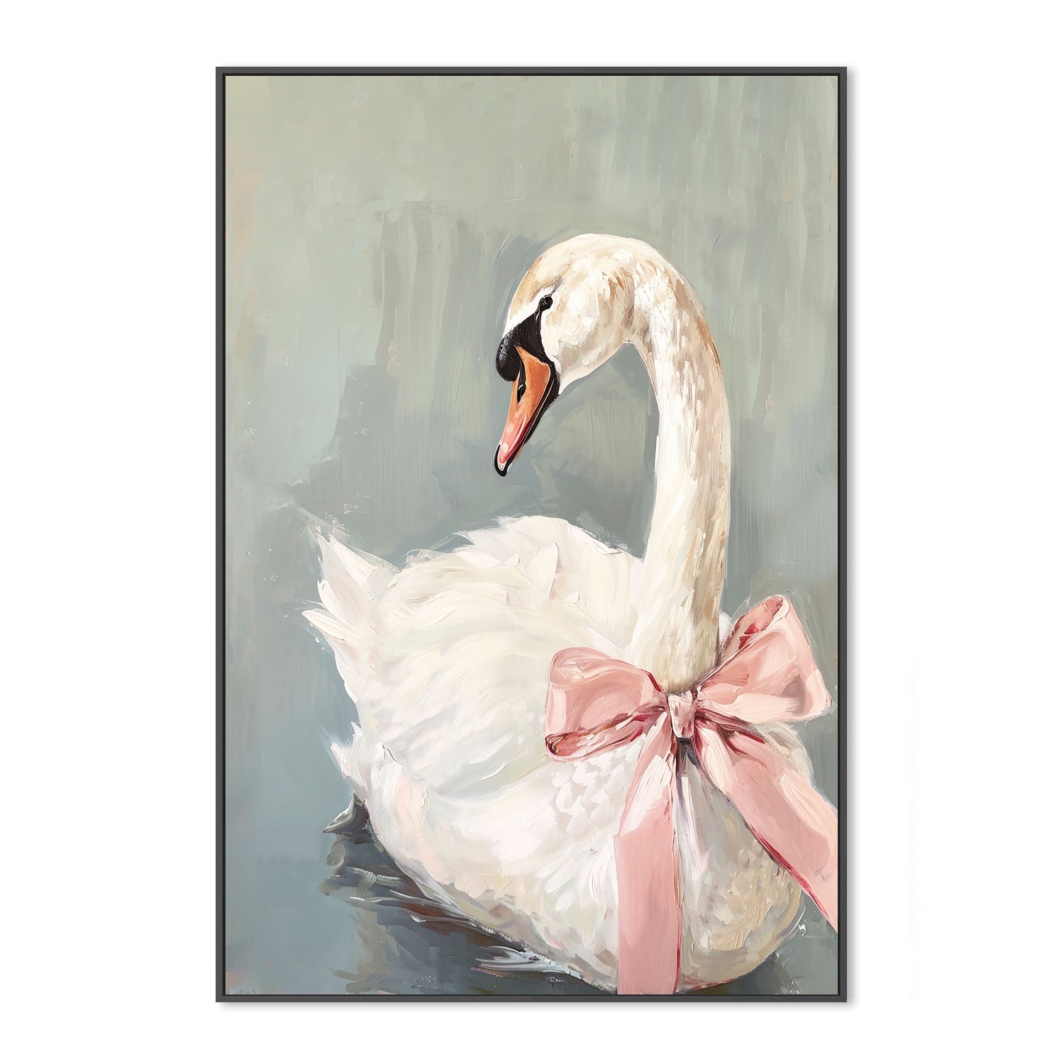 wall-art-print-canvas-poster-framed-Swan Bow , By Lady Hana-3