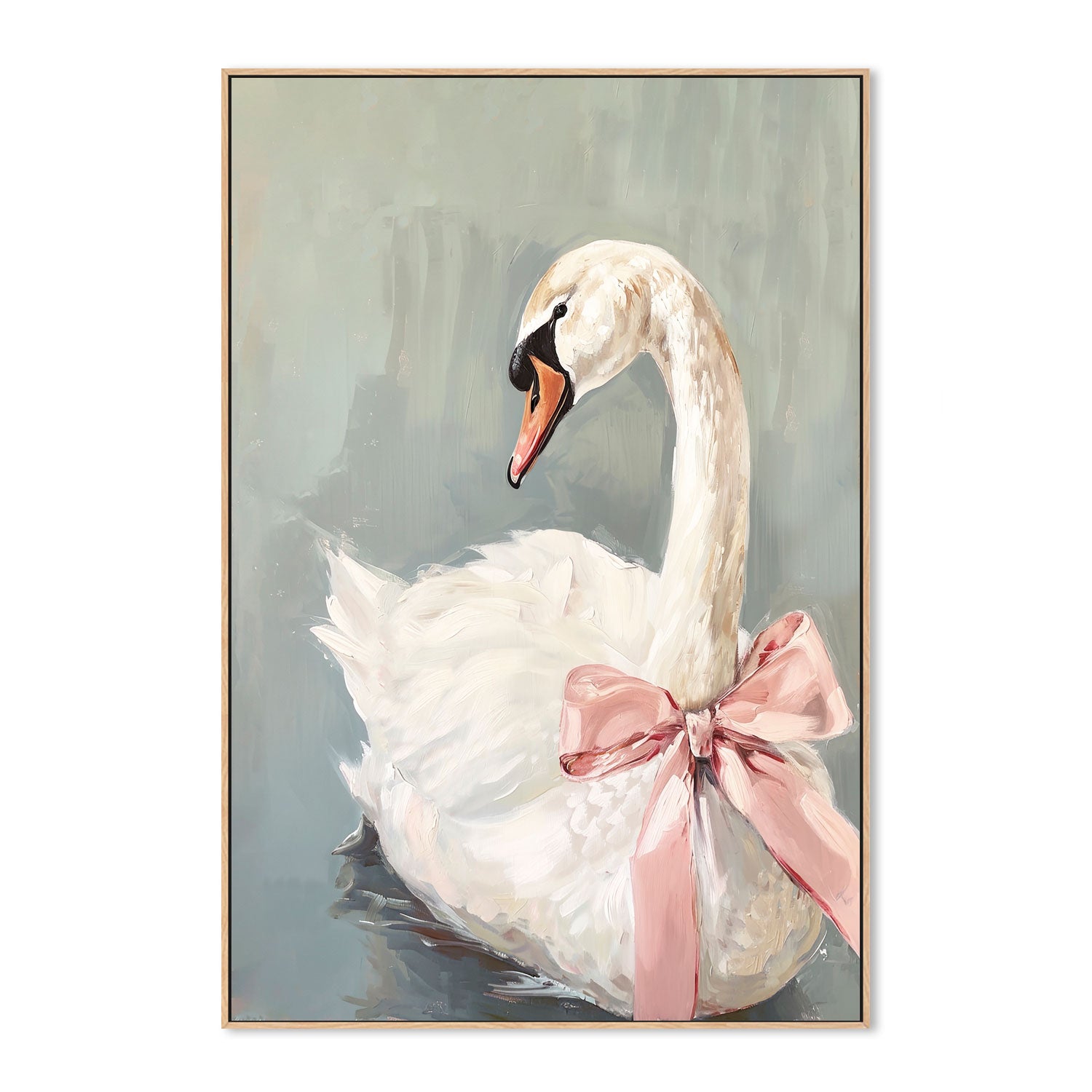 wall-art-print-canvas-poster-framed-Swan Bow , By Lady Hana-4