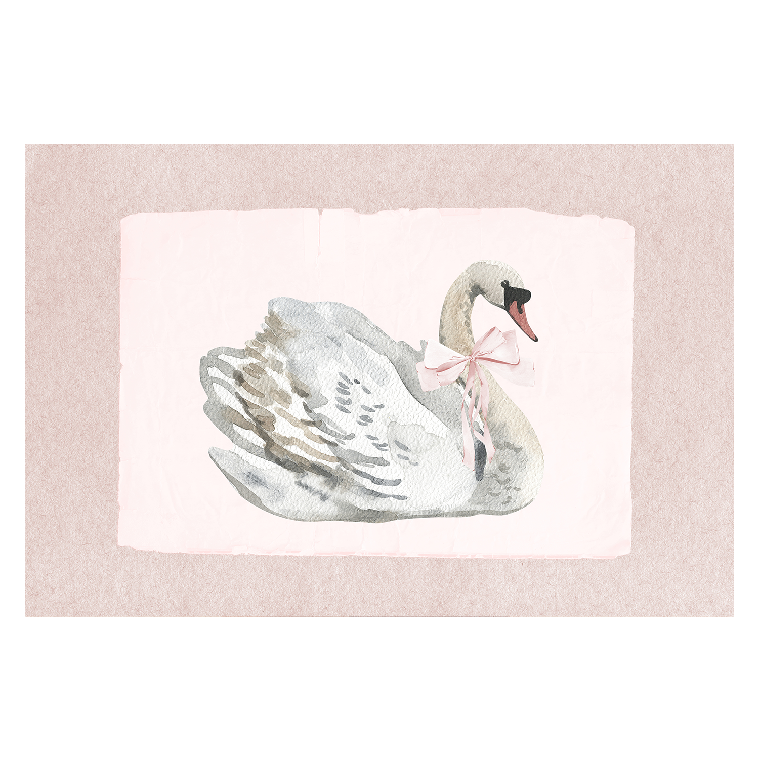 wall-art-print-canvas-poster-framed-Swan , By At Viv Home Prints-1