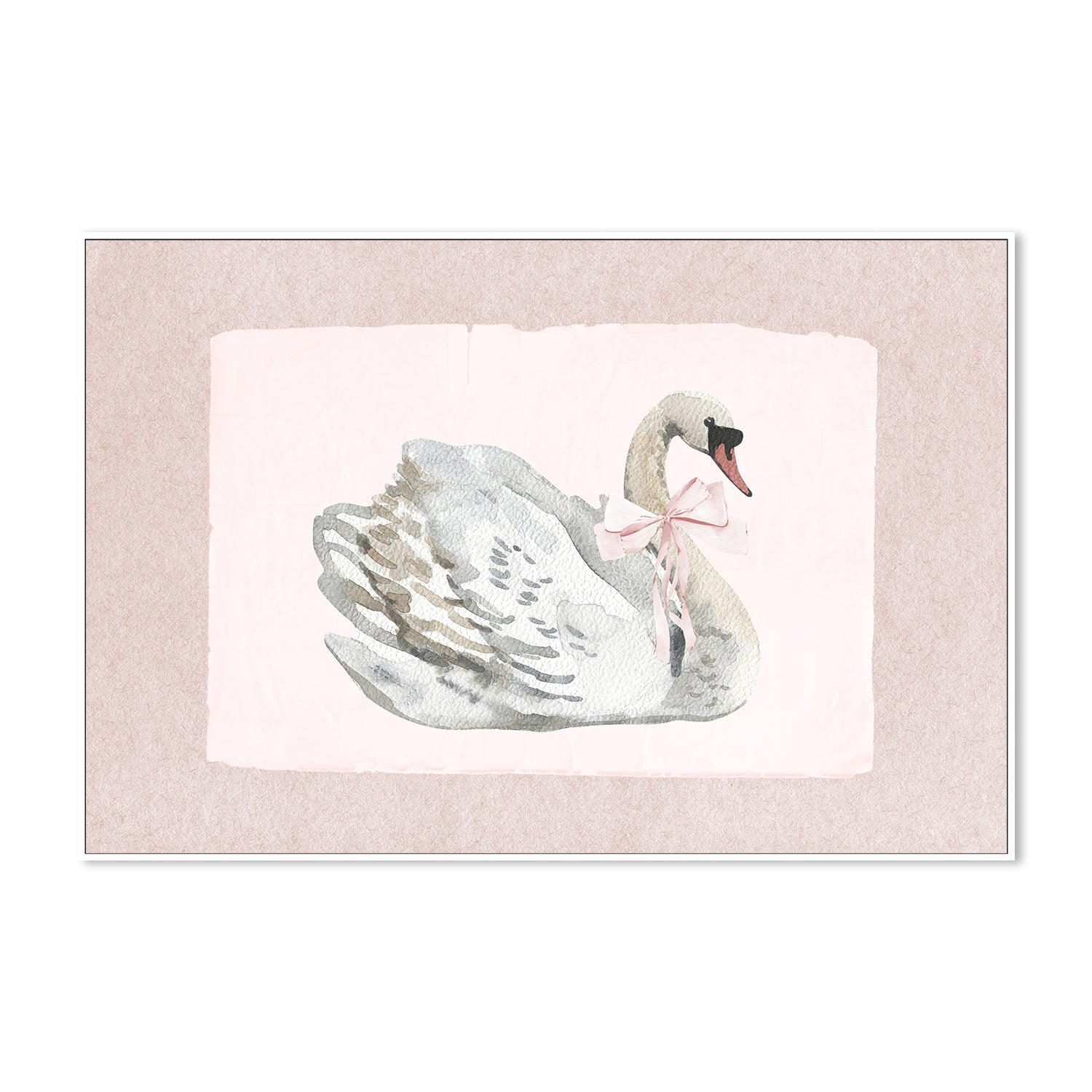 wall-art-print-canvas-poster-framed-Swan , By At Viv Home Prints-5