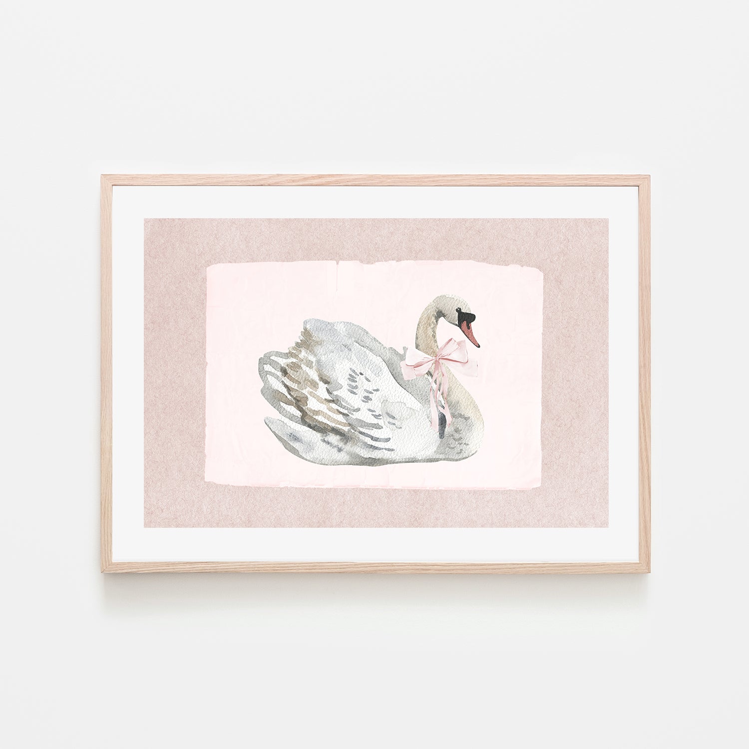 wall-art-print-canvas-poster-framed-Swan , By At Viv Home Prints-6