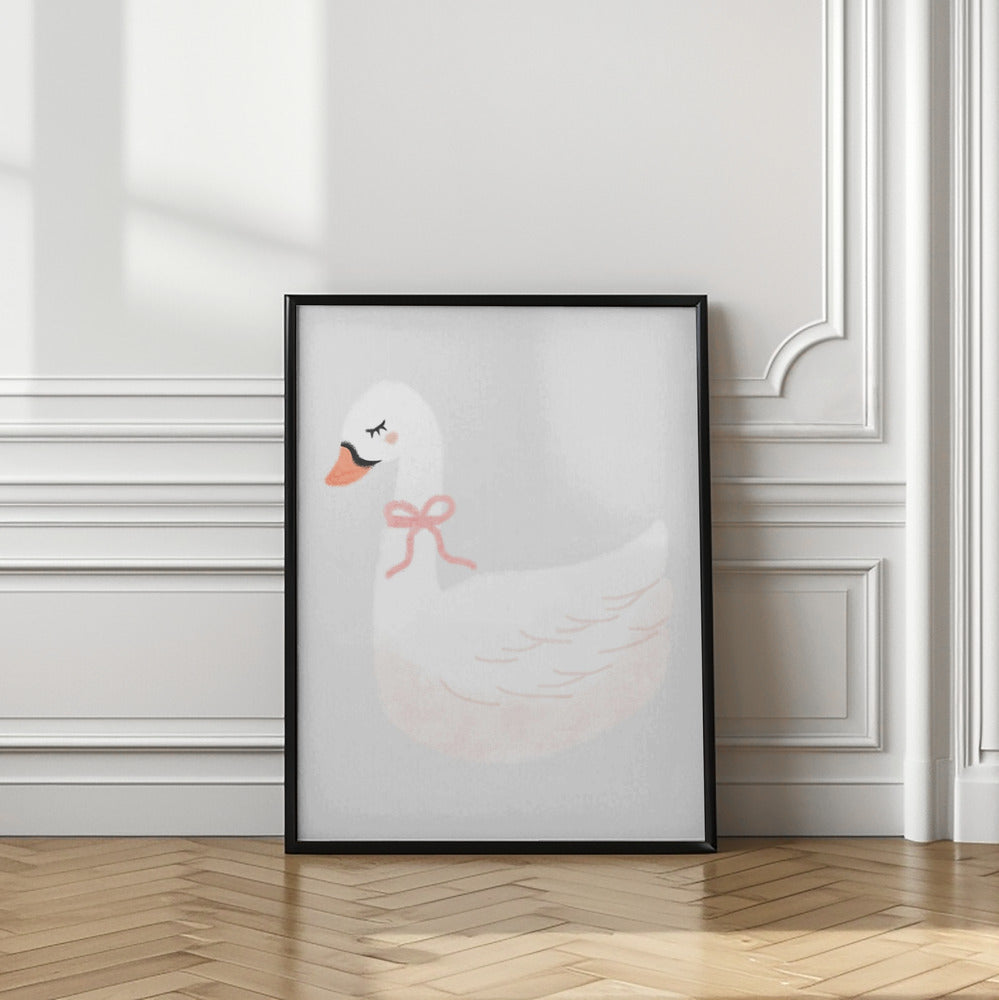 wall-art-print-canvas-poster-framed-Swan , By Jolly and Dash-2