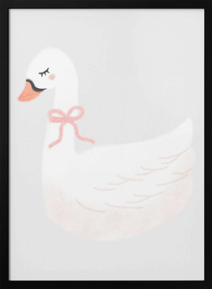 wall-art-print-canvas-poster-framed-Swan , By Jolly and Dash-3