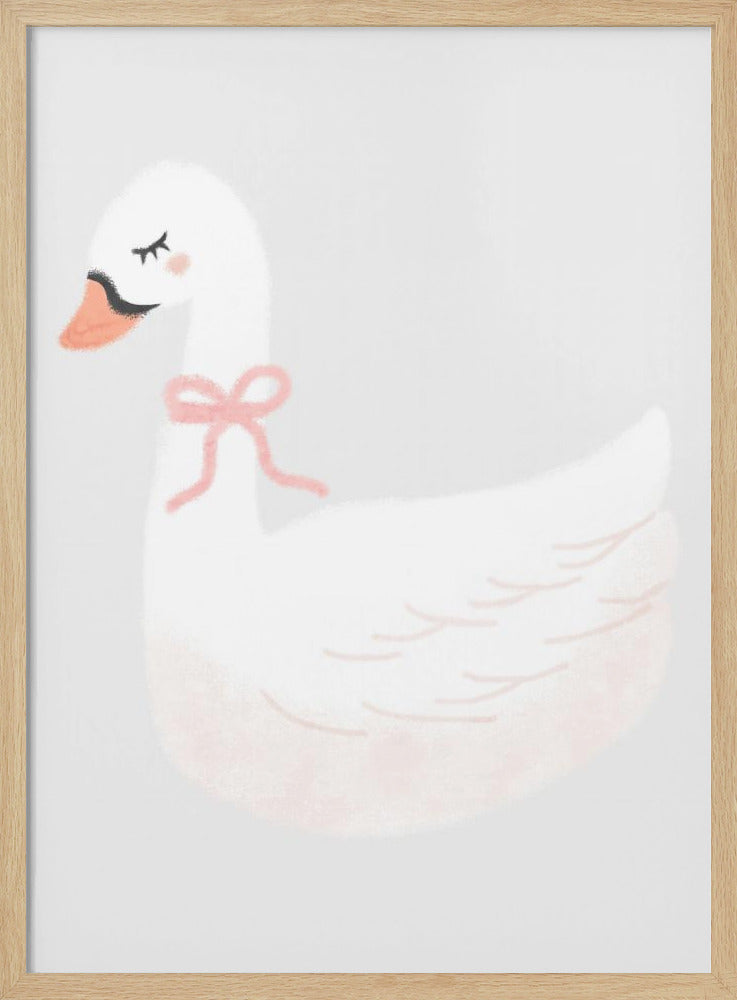 wall-art-print-canvas-poster-framed-Swan , By Jolly and Dash-4