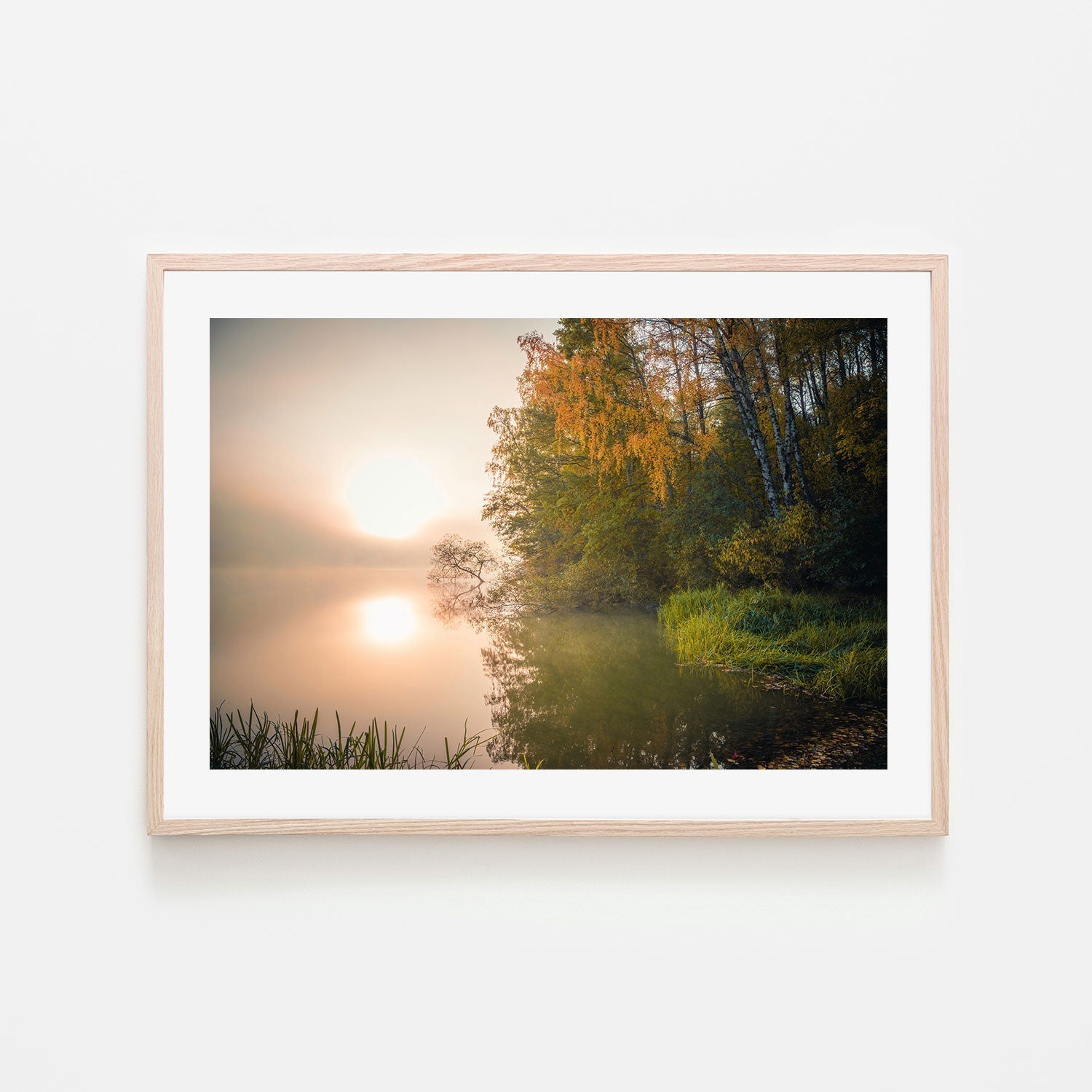 wall-art-print-canvas-poster-framed-Swedish Lake , By Christian Lindsten-GIOIA-WALL-ART