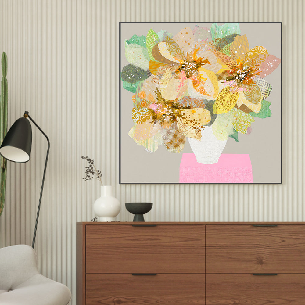 wall-art-print-canvas-poster-framed-Sweet Honey Bee , By Leanne Daquino-GIOIA-WALL-ART