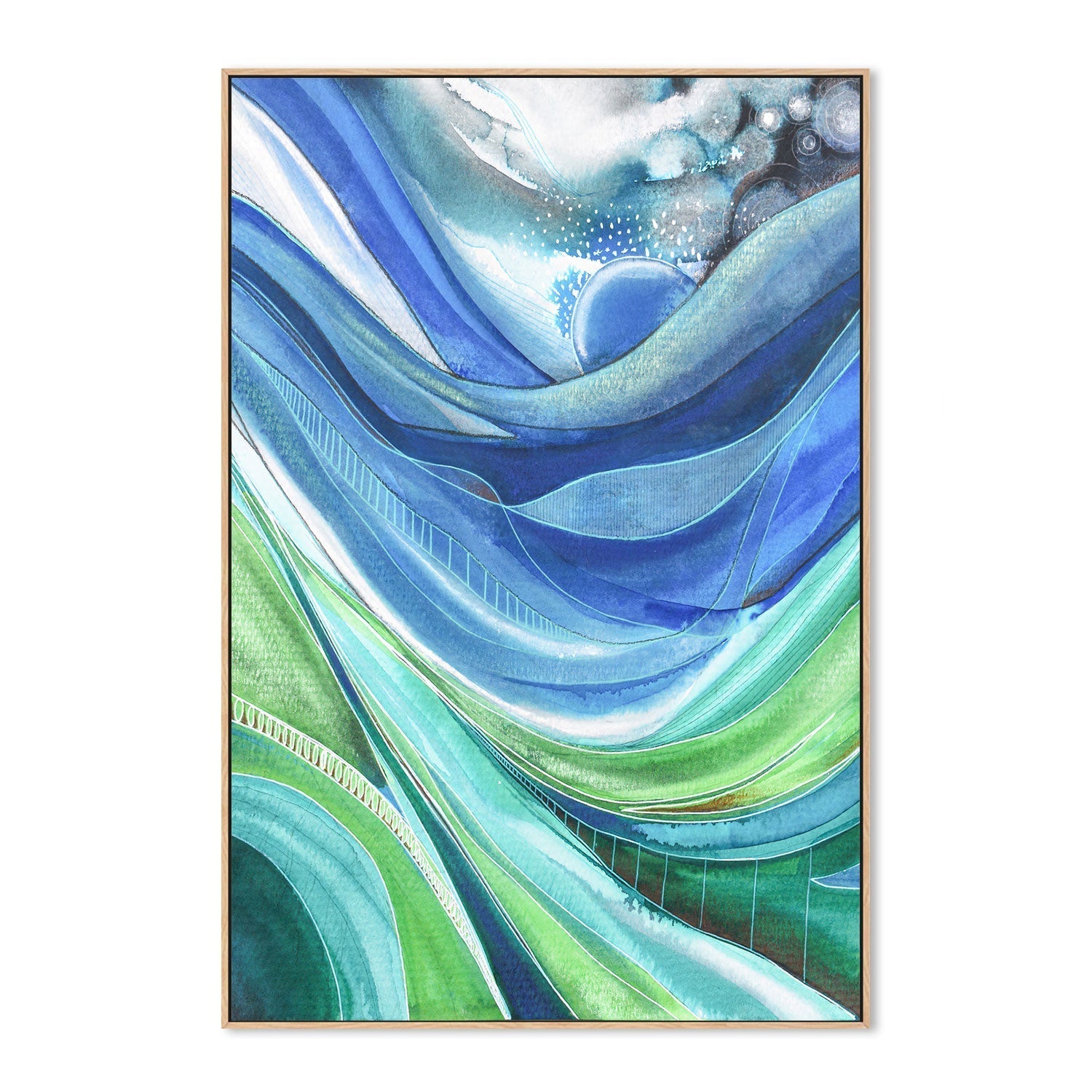 wall-art-print-canvas-poster-framed-Swish , By Sarah Carlton Art-GIOIA-WALL-ART