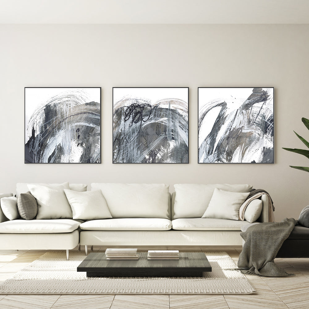 wall-art-print-canvas-poster-framed-Tahoe Retreat, Style A, B & C, Set Of 3 , By Nina Blue-2