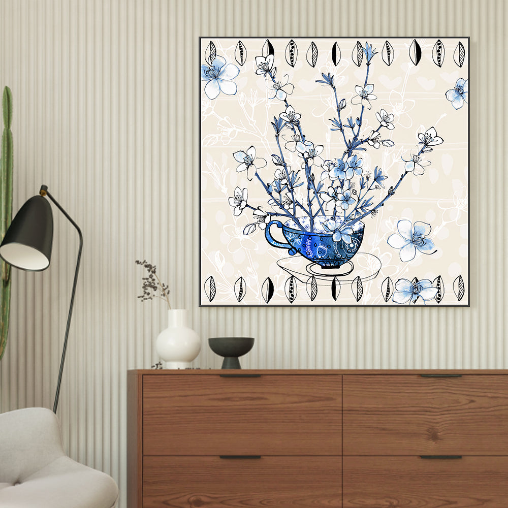 wall-art-print-canvas-poster-framed-Tea Sakura , By Tracy Loughlin-2